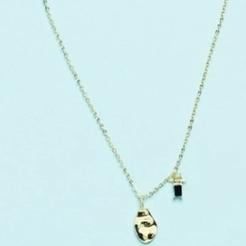 Onyx Charm Necklace | Your Bijoux Box | New/Sealed